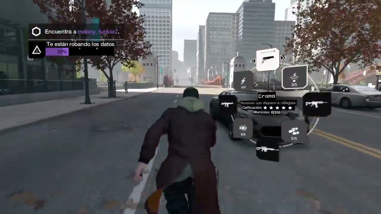 Intentando tener Nivel 5 de persecución