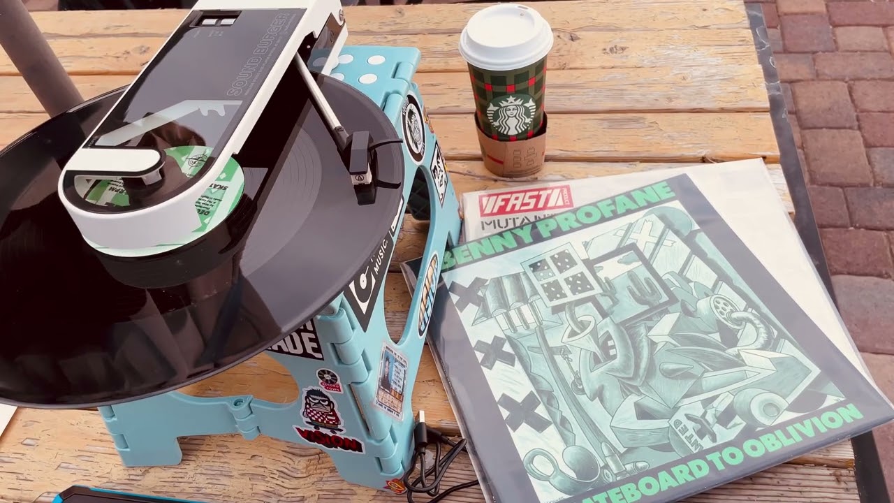 Benny Profane - Skateboard To Oblivion #portableturntable #audiotechnica #turntable #lp #records