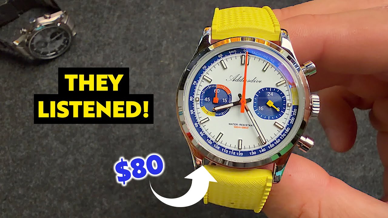 A Budget Chronograph That's Worth The Money - Addiesdive AD2529