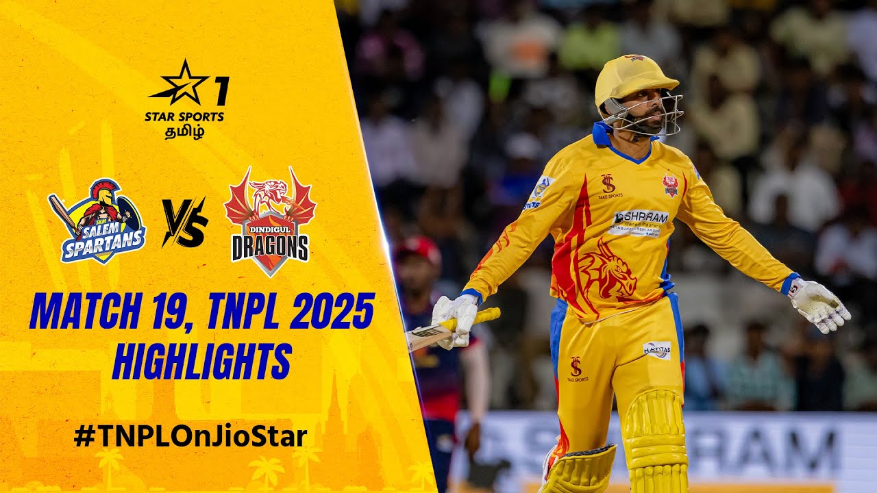 வெறித்தனமான Chasing உடன் 3-வது வெற்றியை ருசித்த Dindigul Dragons | SS vs DD | #TNPLOnJioStar