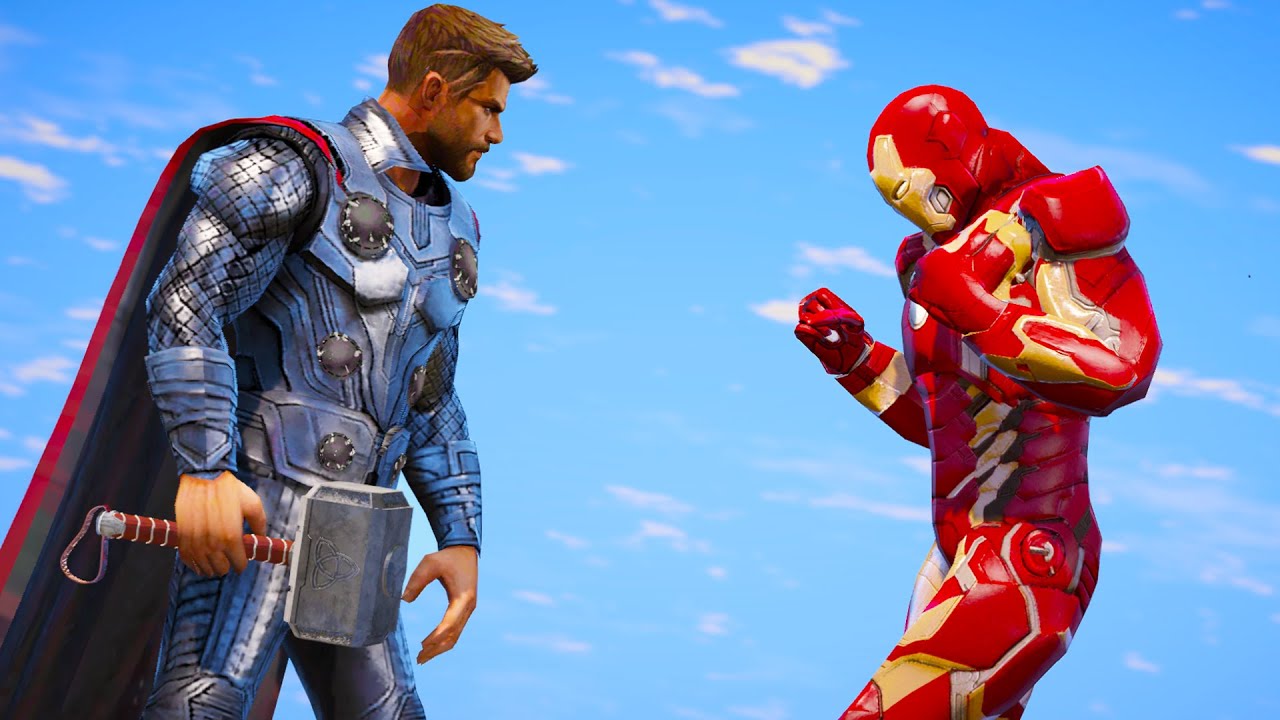 THOR VS IRONMAN (GTA V Epic Cinematic Battle)