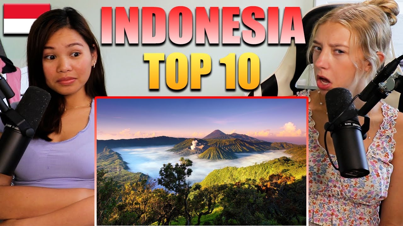 American Girls React To 10 Best Places To Visit In Indonesia!!