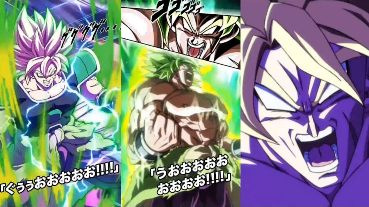 NEW LR FULL POWER BROLY INTRO, SUPER ATTACKS, DOMAIN, ACTIVE SKILL + OST! DBZ Dokkan Battle