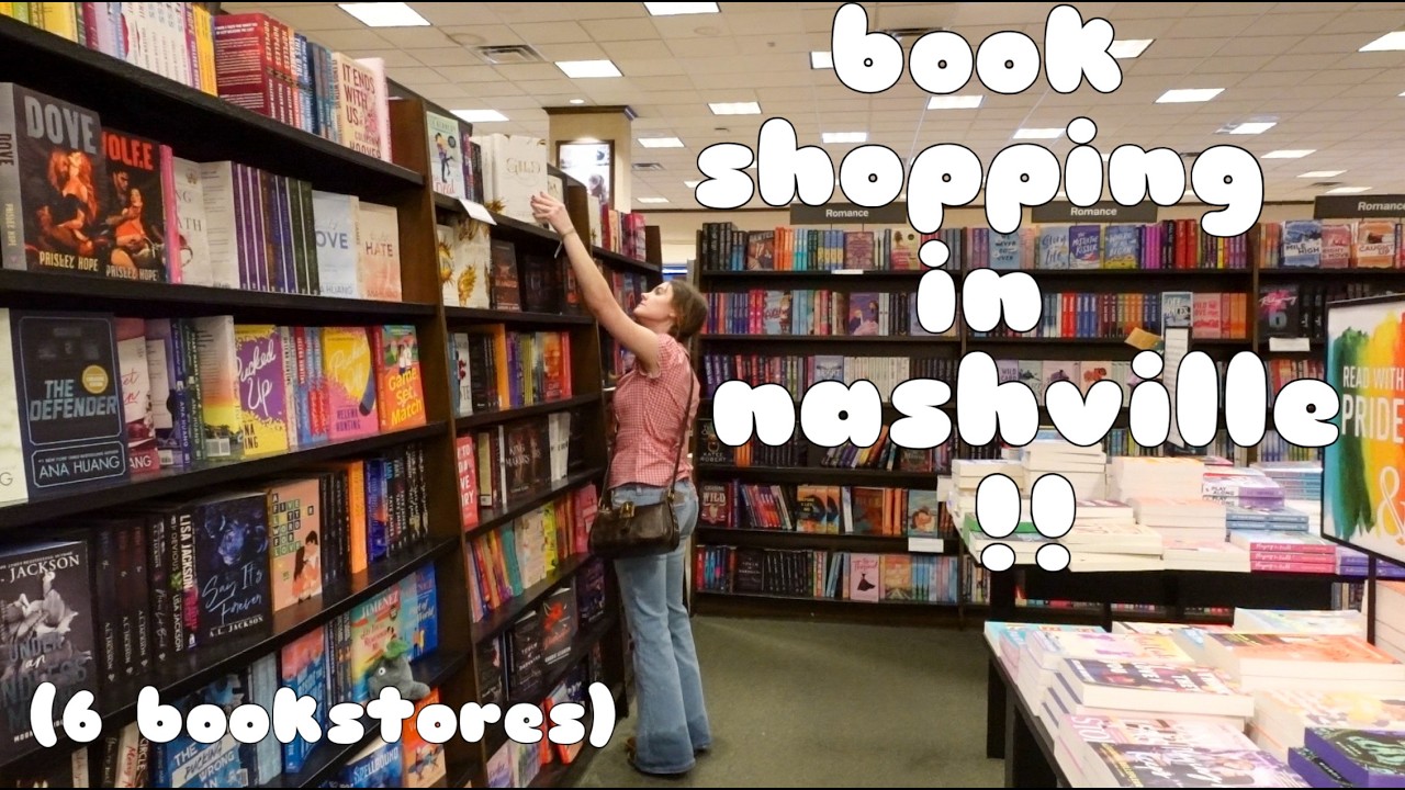 Nashville book shopping with my bf!! 🛍️📚🤠