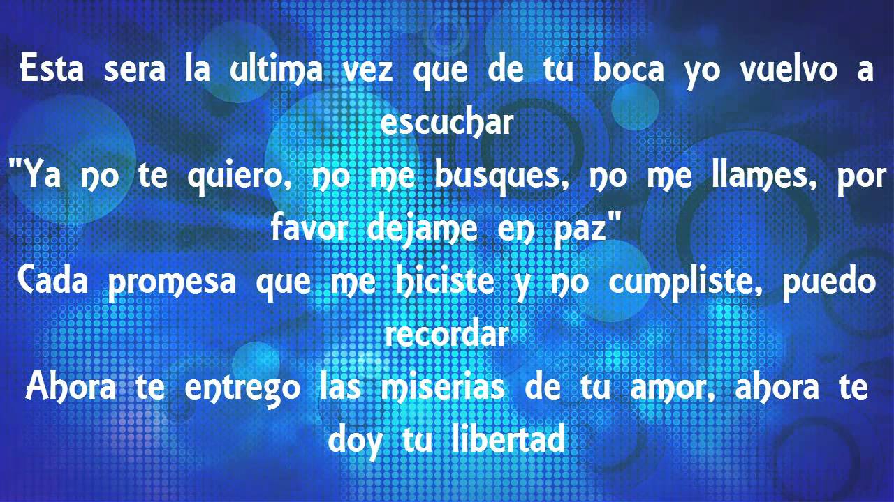 Bamby Ds Ft. Recks & Kronos - Te Dejo En Paz (Letra)