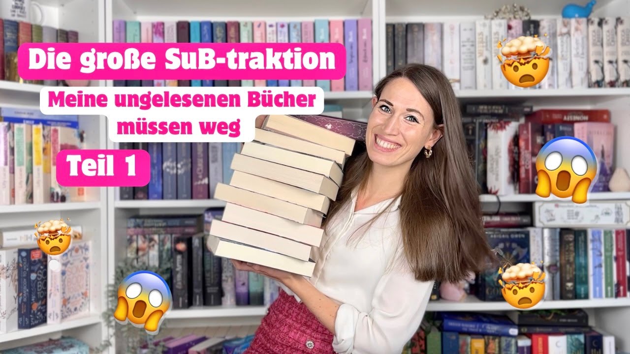 Die große SuB-traktion! Meine ungelesenen Bücher müssen weg 😅