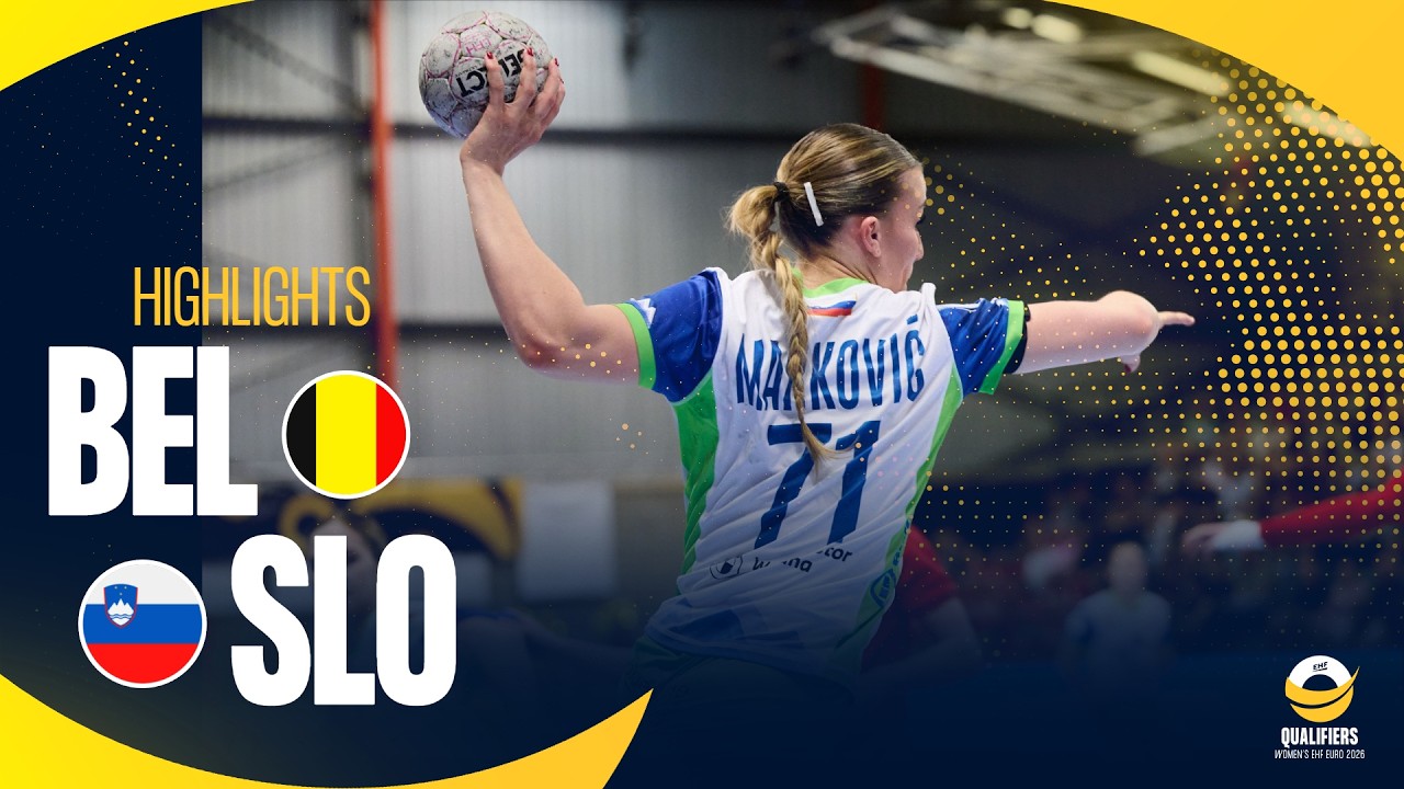 Belgium 🆚 Slovenia | Highlights | EHF EURO 2026 Qualifiers