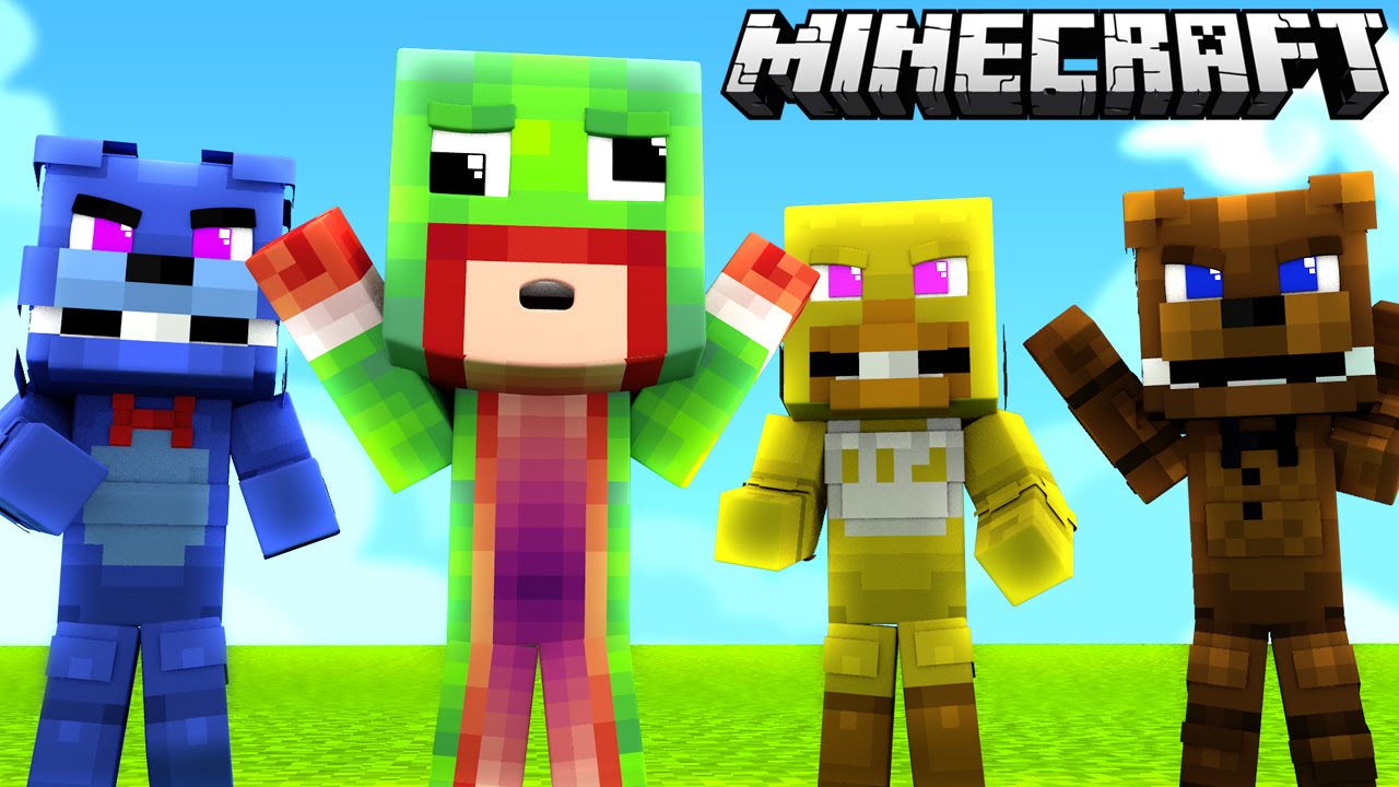 Minecraft - WHO'S YOUR DADDY? FNAF WORLD! BABY VS FNAF ANIMATRONICS!