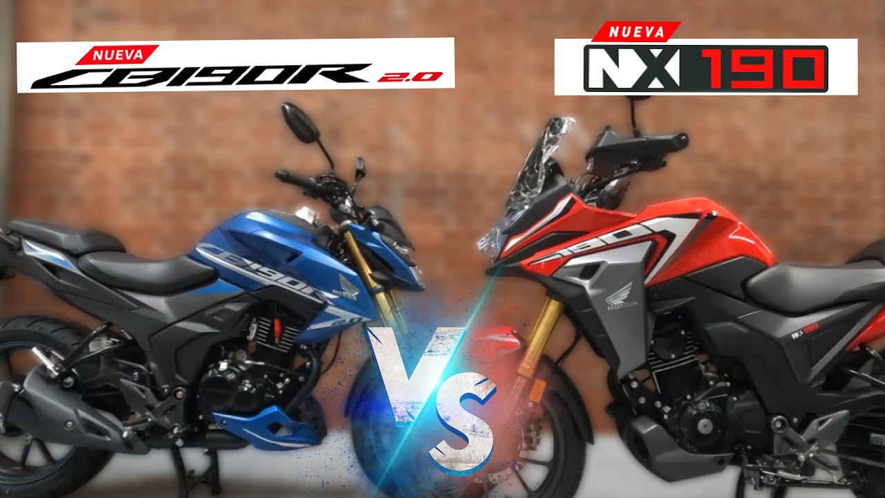 Honda NX190 vs CB190R 2.0 | Comparativa Completa