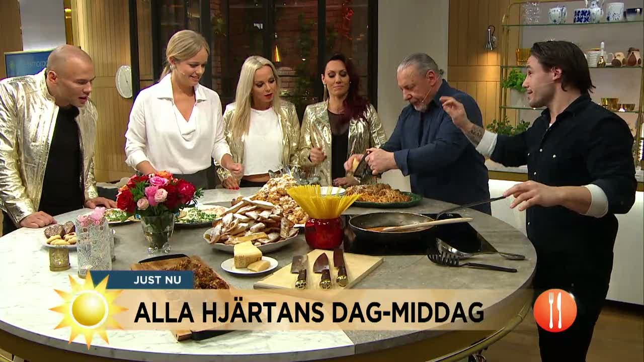 Så lagar du en italiensk kärleksmiddag på Alla hjärtans dag - Nyhetsmorgon (TV4)