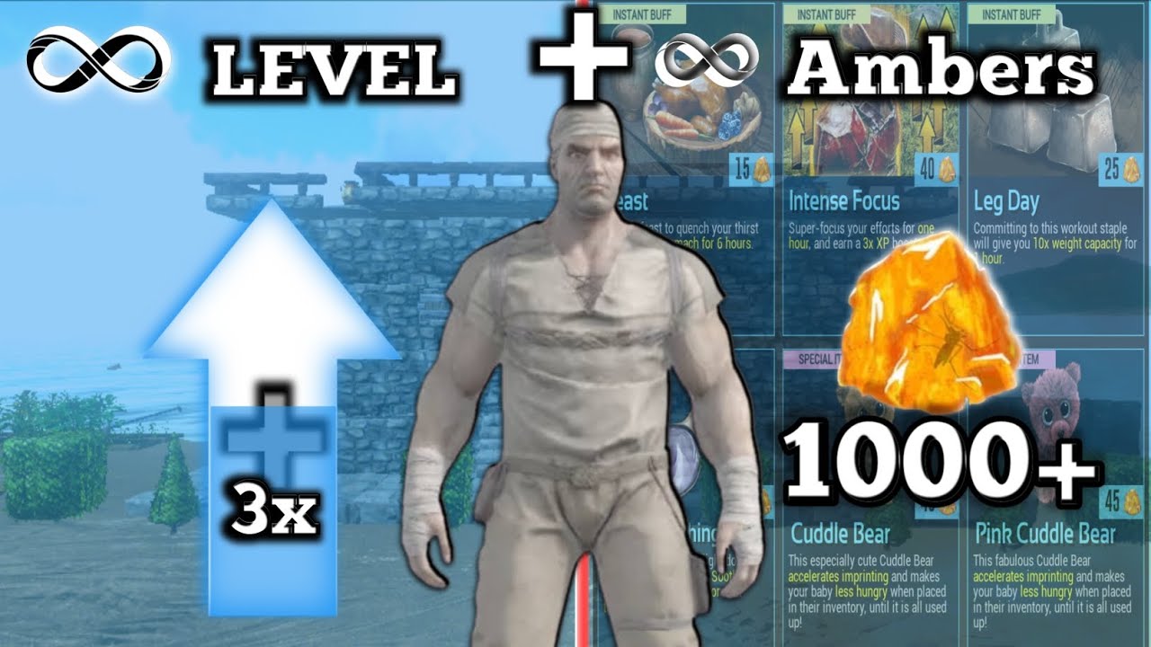 Unlimited Ambers And level up || Ark survival evolve mobile|| fastly level up 🤔