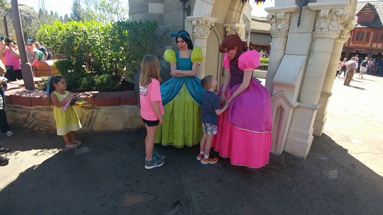 Meet and greet with Cinderella step sisters (2017)