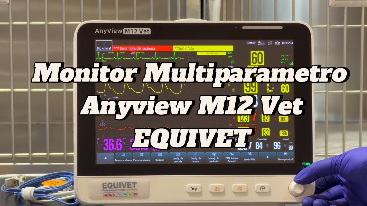 Monitor Multiparametro Anyview M12 Vet EQUIVET