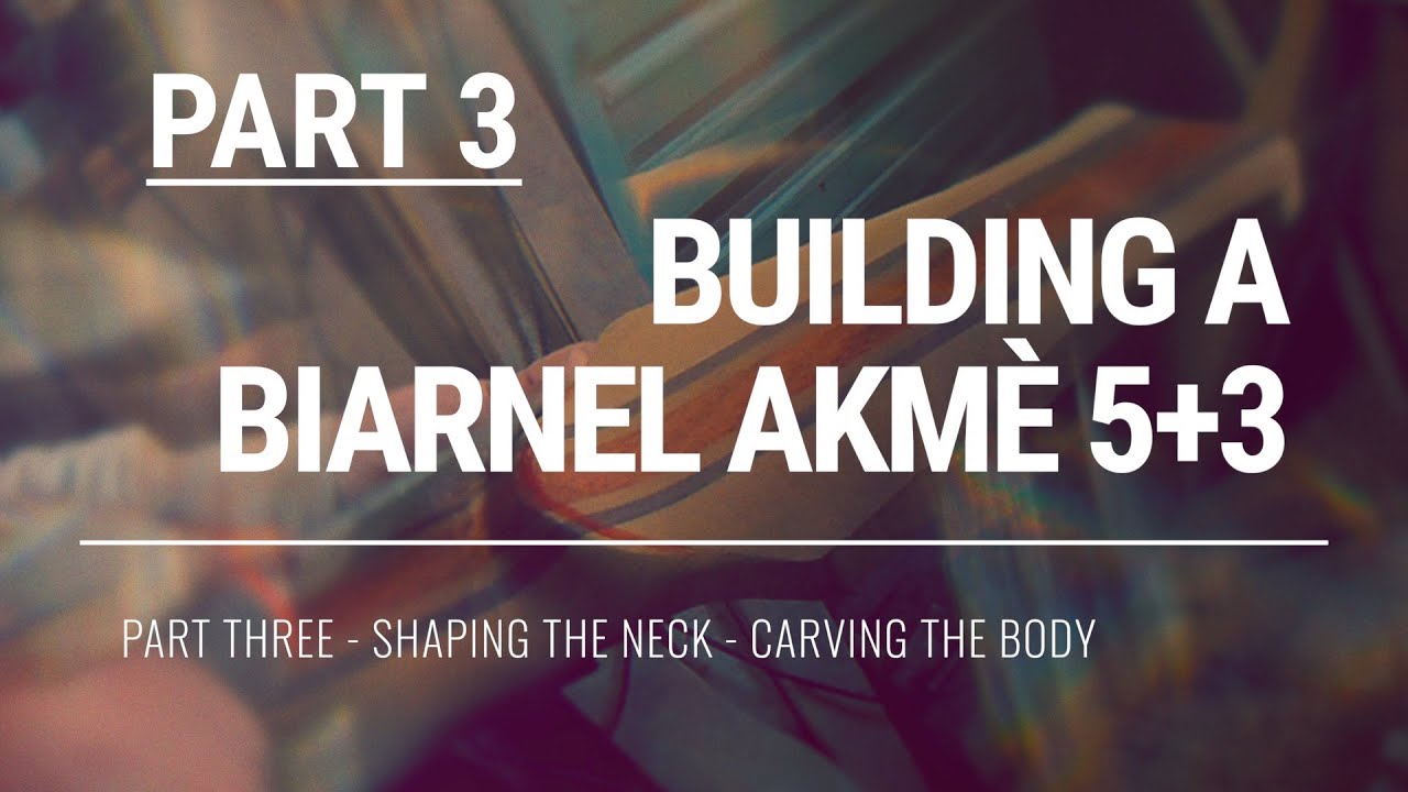 Making a Bass: Building a Biarnel Akm&egrave; 5+3 strings bass from scratch - PART THREE