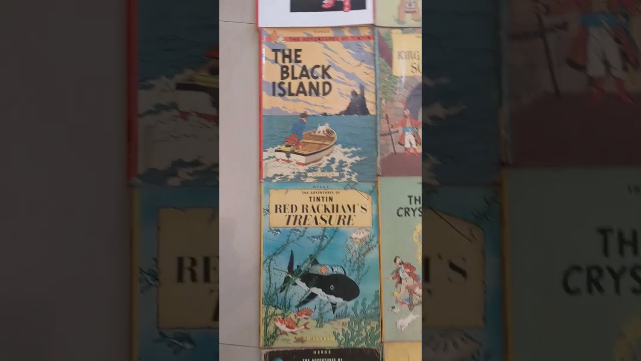 My complete Tintin collection #tintin #comics #herge #rare #comiccollector #precious #comicbooks