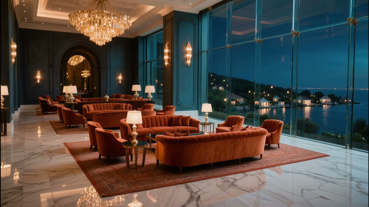 🎷Soft Jazz Night Lounge • Luxury Hotel Ambience for Relaxed Evenings  MrGigibo
