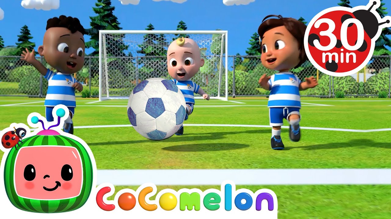 [ 30 MIN ] Soccer Song | Fun with Friends | CoComelon Nursery Rhymes & Kids Songs