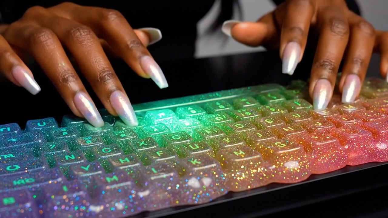 ⌨️🌈 10 Minutes Typing on Every Keyboard Material | Oddly Satisfying ASMR