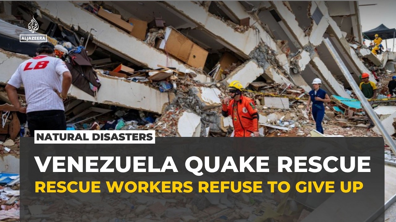 Rescue teams race against time in Venezuela earthquake aftermath