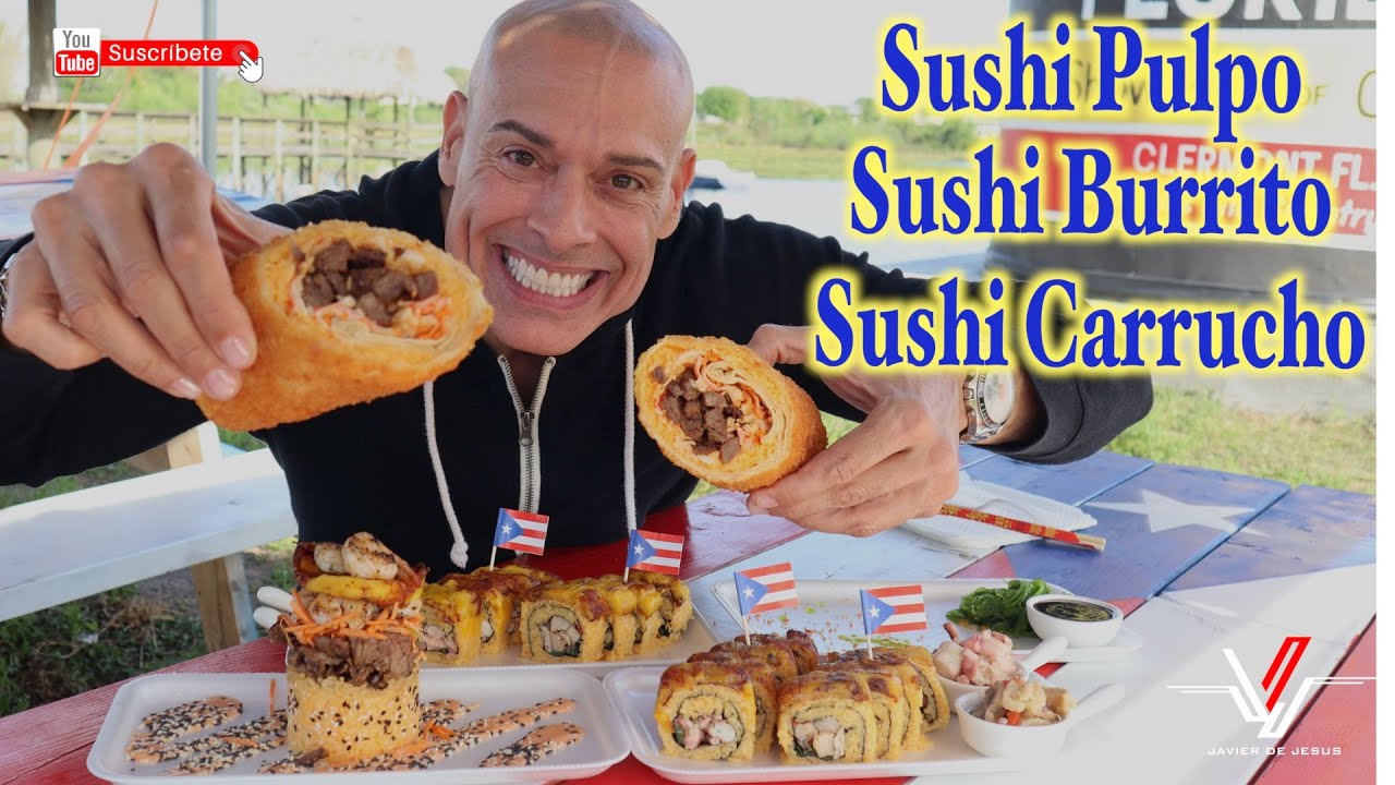 Burrito y Sushi de Carucho y Pulpo - Vlog
