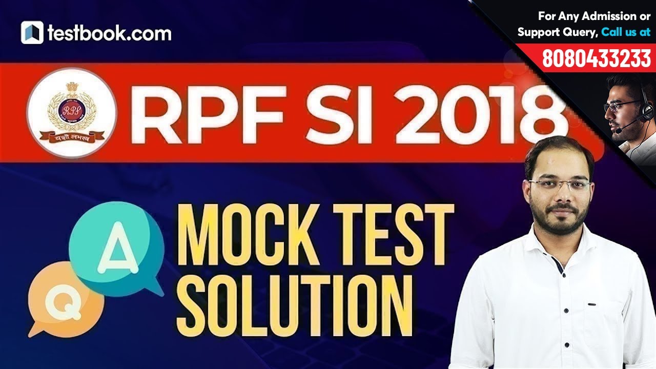 RPF SI 2018 | Reasoning Mock Test Solution | Based on RPF SI Syllabus |  Parikalp Sir