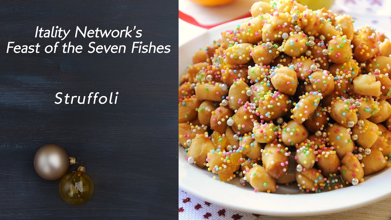 How to Cook Home Made Struffoli. Italian Fried Honey Ball Cookies.