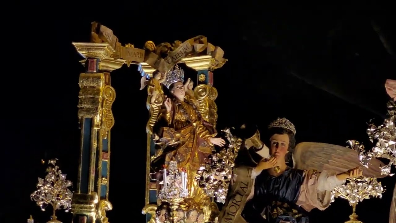 Noche de Luna Entre Ruinas🎶 Virgen de la Asuncion , 75 de Aniversario de la Proclamación del Dogma 