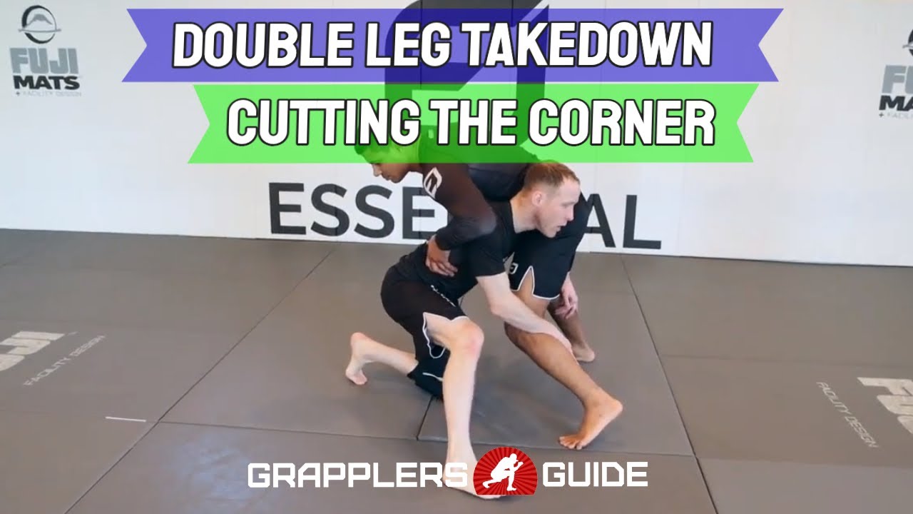 John Marsh - Double Leg Takedown - Cutting The Corner Double Leg Takedown Finish - Wrestling BJJ