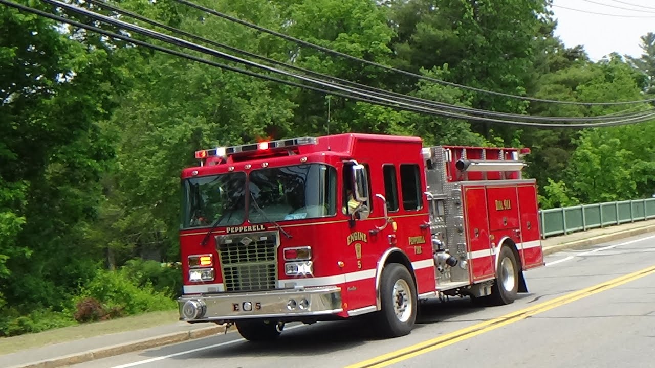 Brookline Ambulance & Pepperell Fire Department | Ambulance 1 & Engine 5 Responding