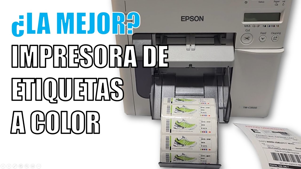 Impresora de Etiquetas Autoadhesivas en Rollo a Todo Color Epson: Cómo Imprimir y Comprar en México