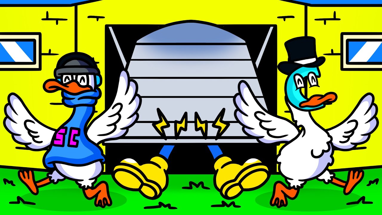 We Rob and Trap People in Untitled Goose Game Multiplayer!