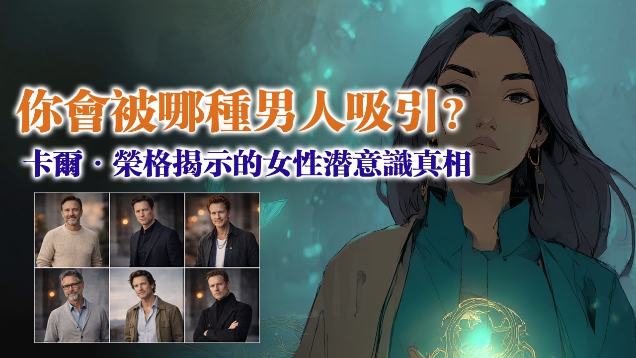 你會被哪種男人吸引？—卡爾·榮格揭示的女性潛意識真相