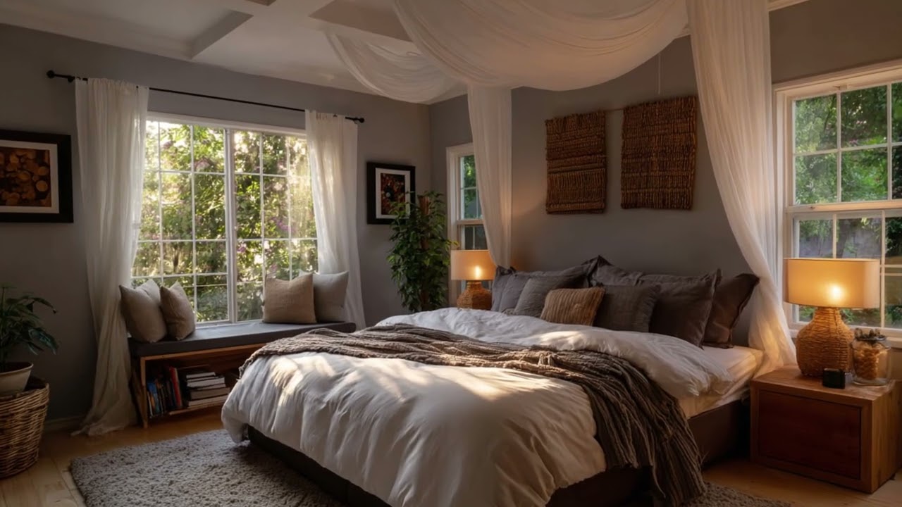 Магия бохо-шика: уютные гостиные, сказочные спальни и комфортабельные уголки на открытом воздухе 🌿