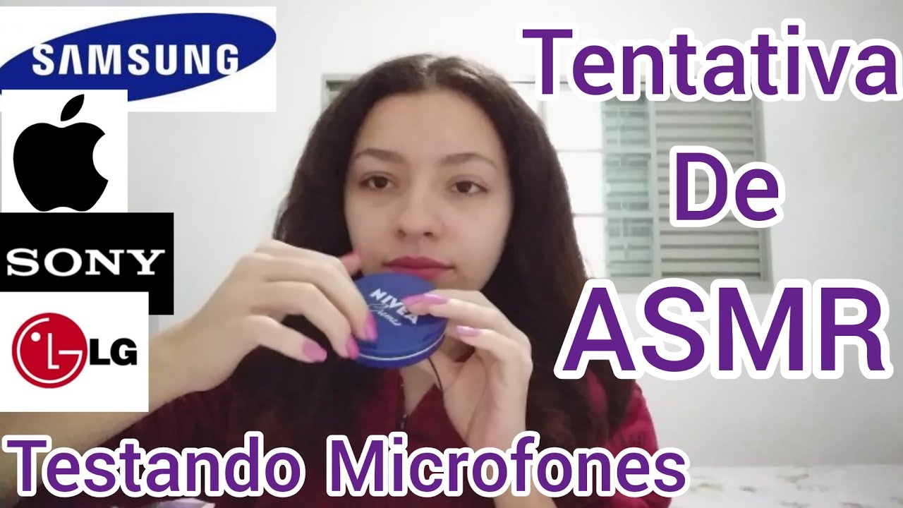 ASMR Testando Microfones 🎙 - ASMR Caseiro