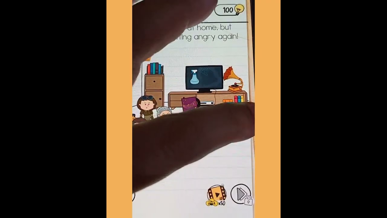 Brain test 3 Level 284 They are back at home but Madame is..