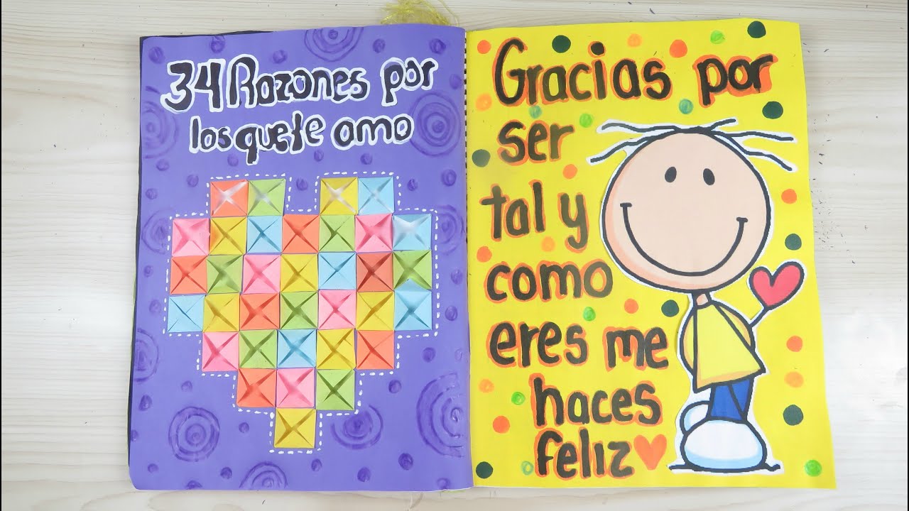 Libreta para mi novio ♥ Parte 4 Paso a paso