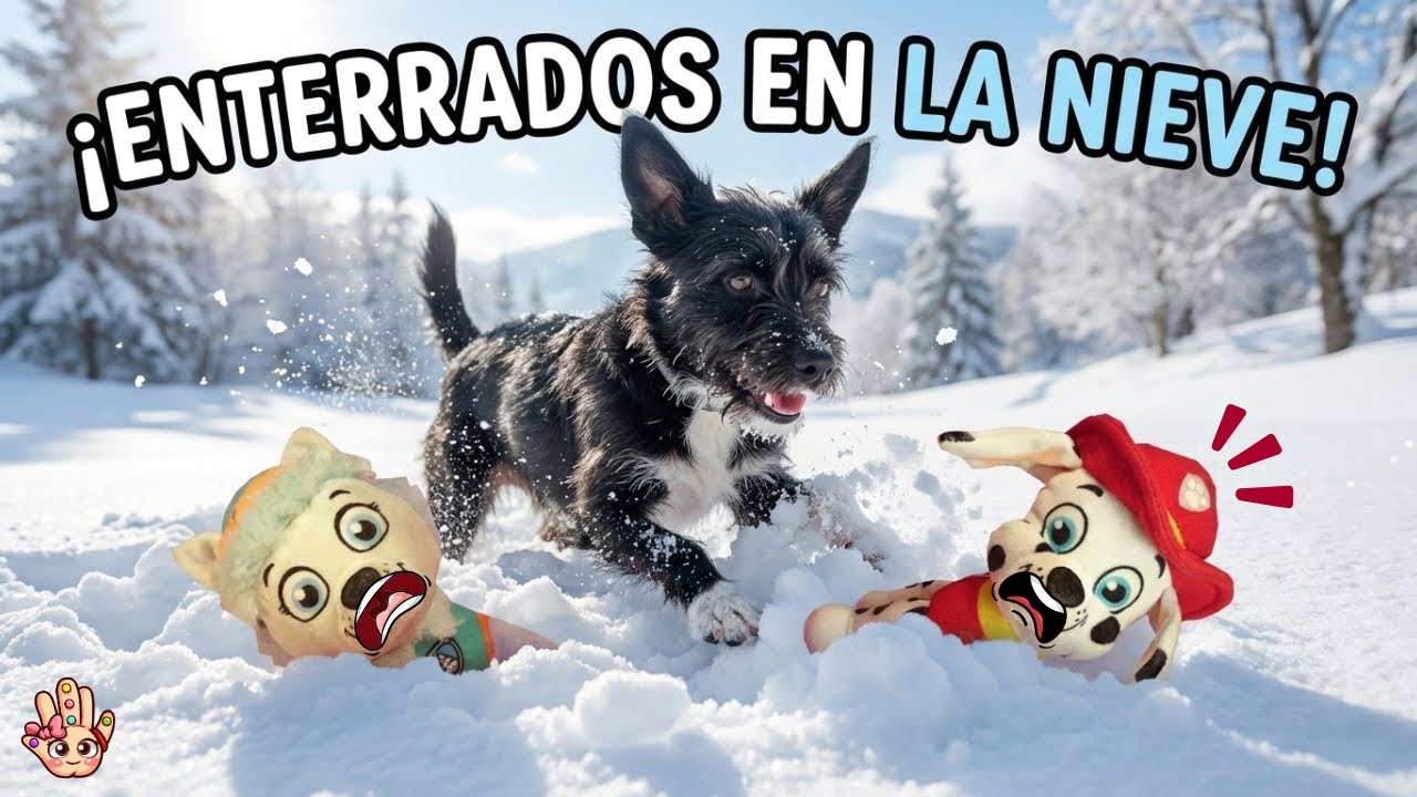 ❄️ Perro CUBRE de NIEVE a la Patrulla Canina 😱 ¡NO PUEDEN SALIR!