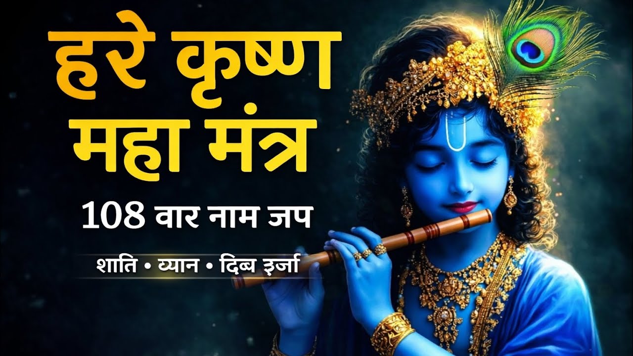 Hare Krishna Maha Mantra 🔱 108 Jaap | Hare Rama Hare Krishna | Gaurav Sharma