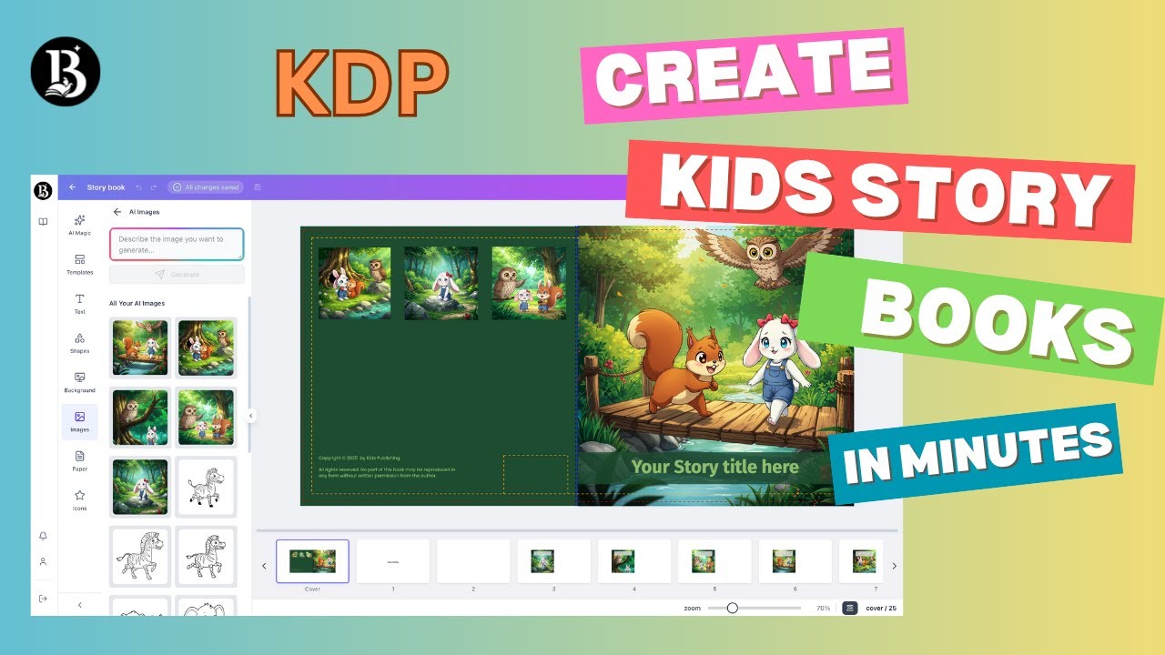 Create Your Own Children's Storybook for KDP with AI (No Art Skills Needed!)