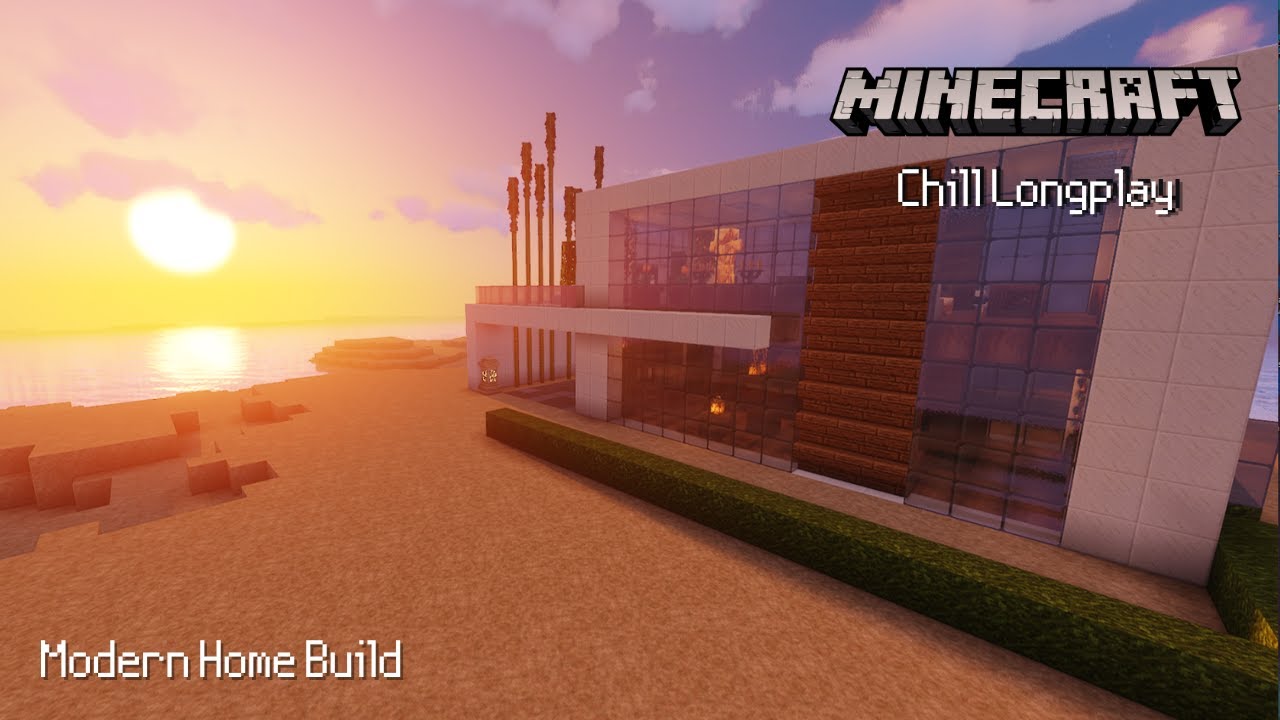 Minecraft Relaxing Longplay - Creative Building Modern House (No Commentary) [1.20.1]