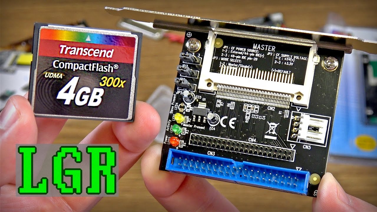 LGR - Обновление для 486! Установка CompactFlash для хранения