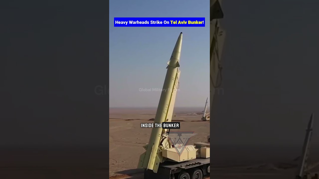 Iran&rsquo;s Kheibar Missile Rocks Tel Aviv