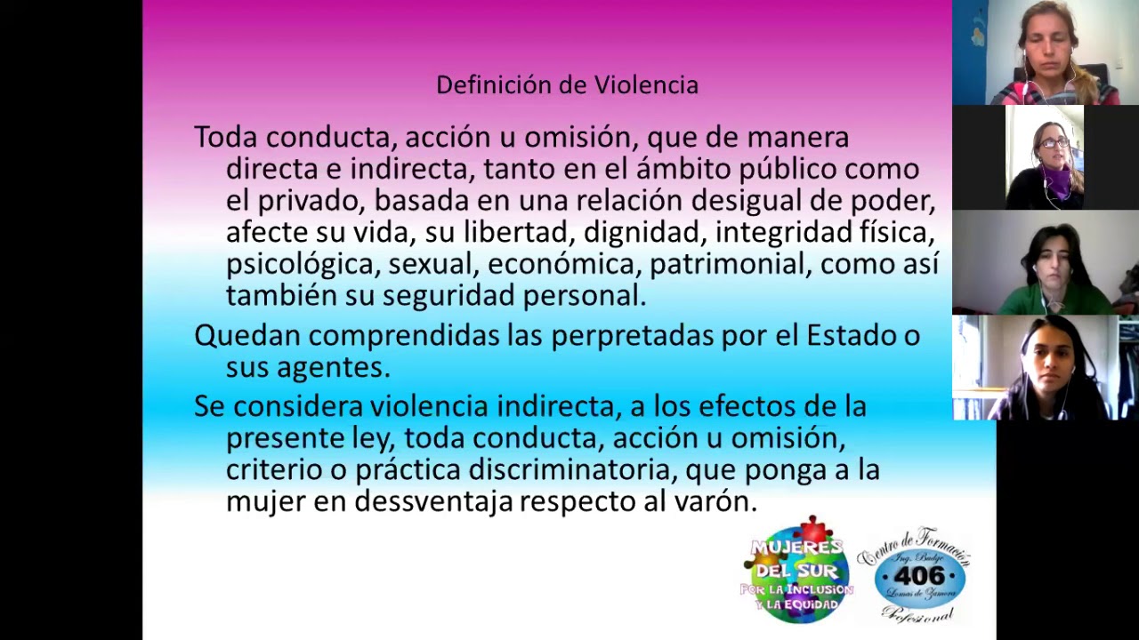 Clase Ley 26485