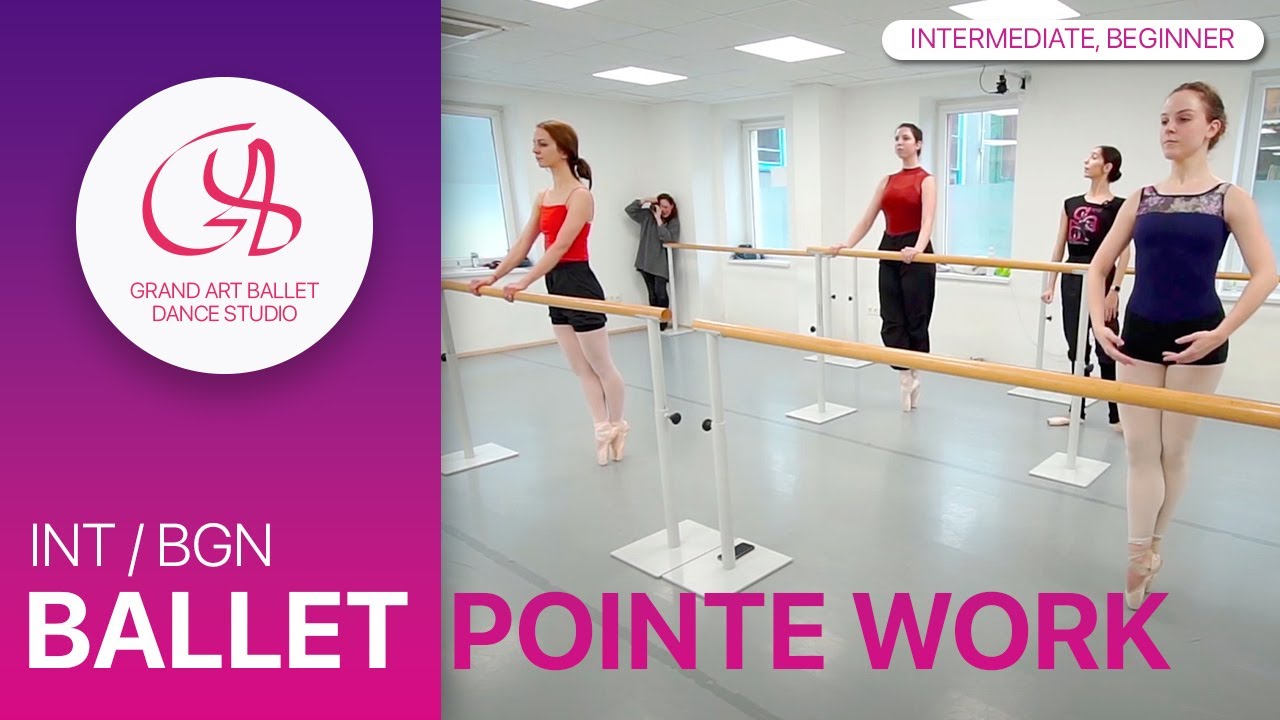 Pointe work / Pointe class / Beginners friendly #ballet #pointeshoes