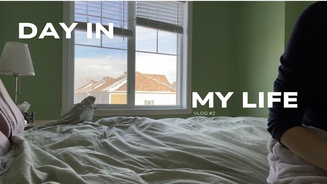 Vlog #2 A real day in my life in Montreal | Lots of cleaning, cooking, laundry