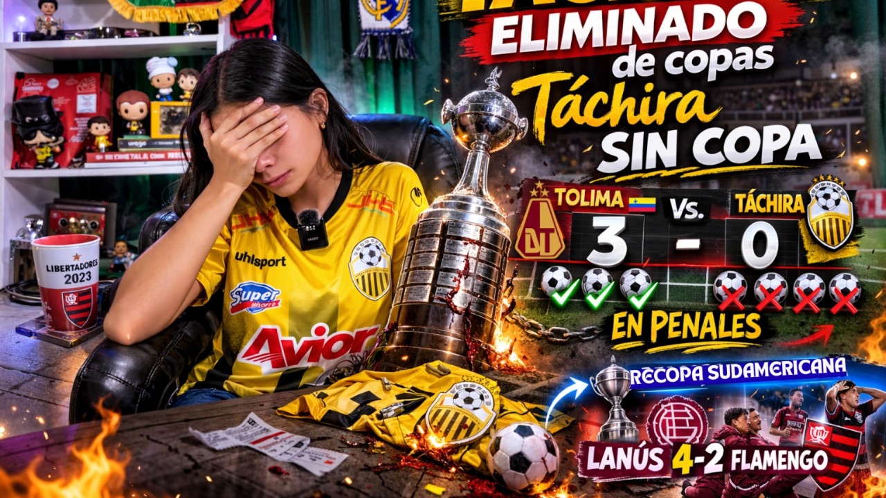 T&aacute;chira gan&oacute; 1-0 pero cae en penales vs Tolima | Reacci&oacute;n + Lan&uacute;s CAMPE&Oacute;N DE RECOPA