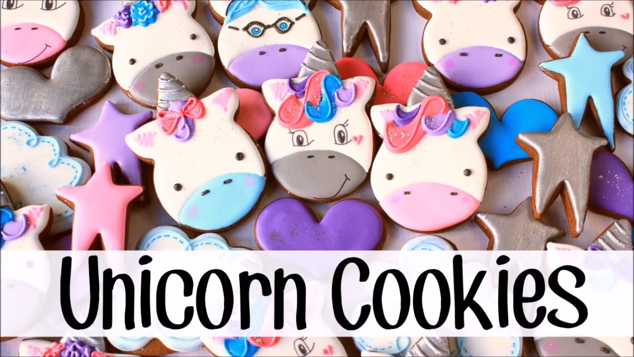 How to Make Decorated Unicorn Cookies