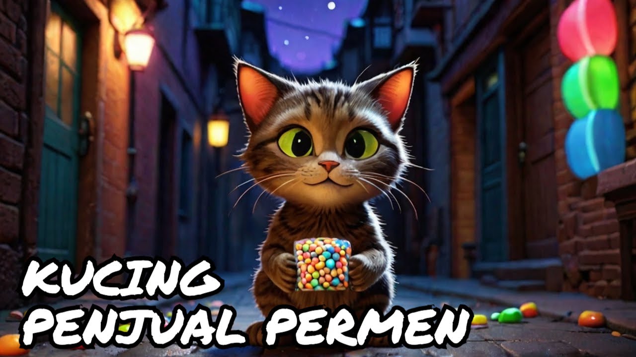 KUCING PENJUAL PERMEN - KUNTILANAK GLOWING | animasi horror