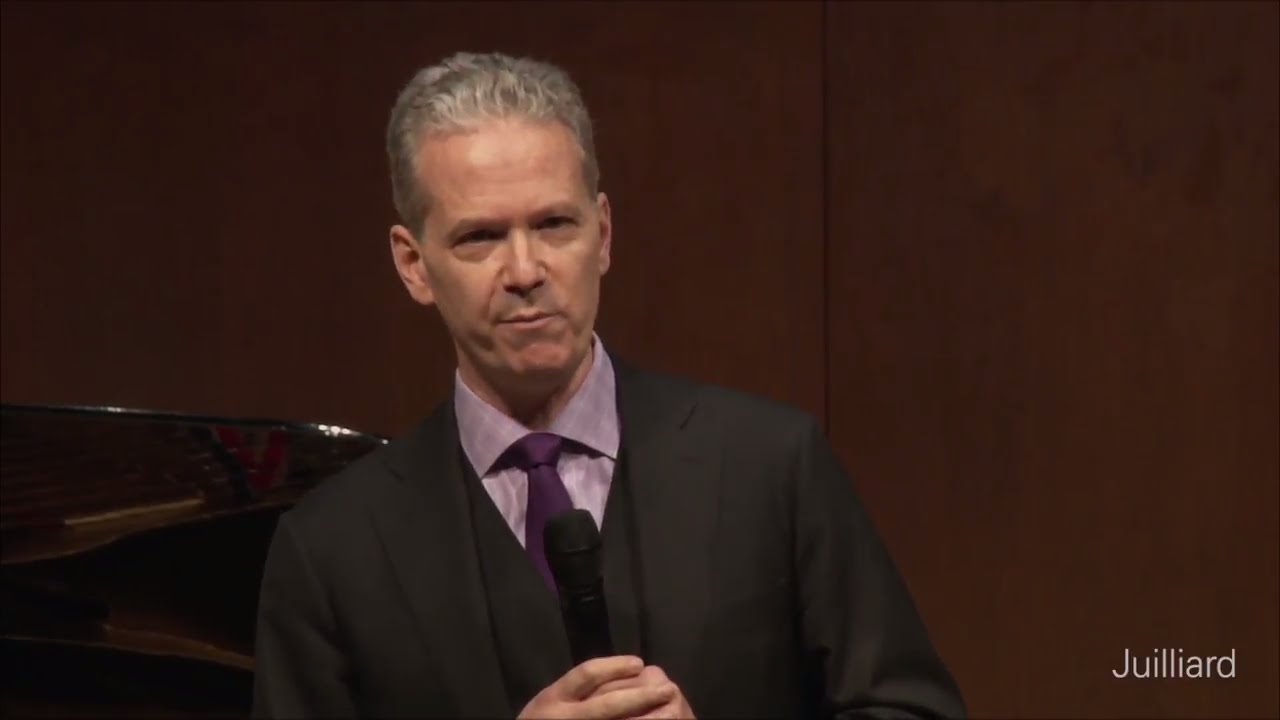 Brian Zeger's Opening Remarks | Juilliard Fabio Luisi Vocal Arts Master Class