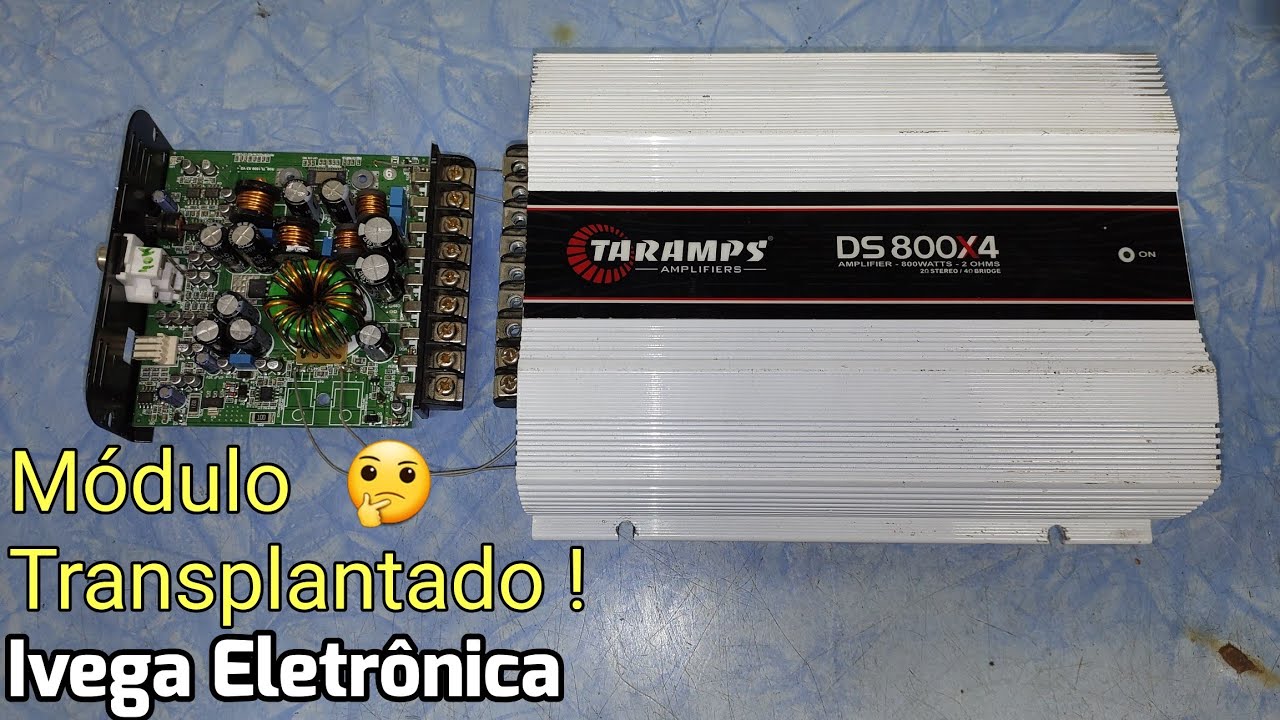 Taramps DS800x4, Transplantado? Transistores da fonte esquentando, análise do defeito.